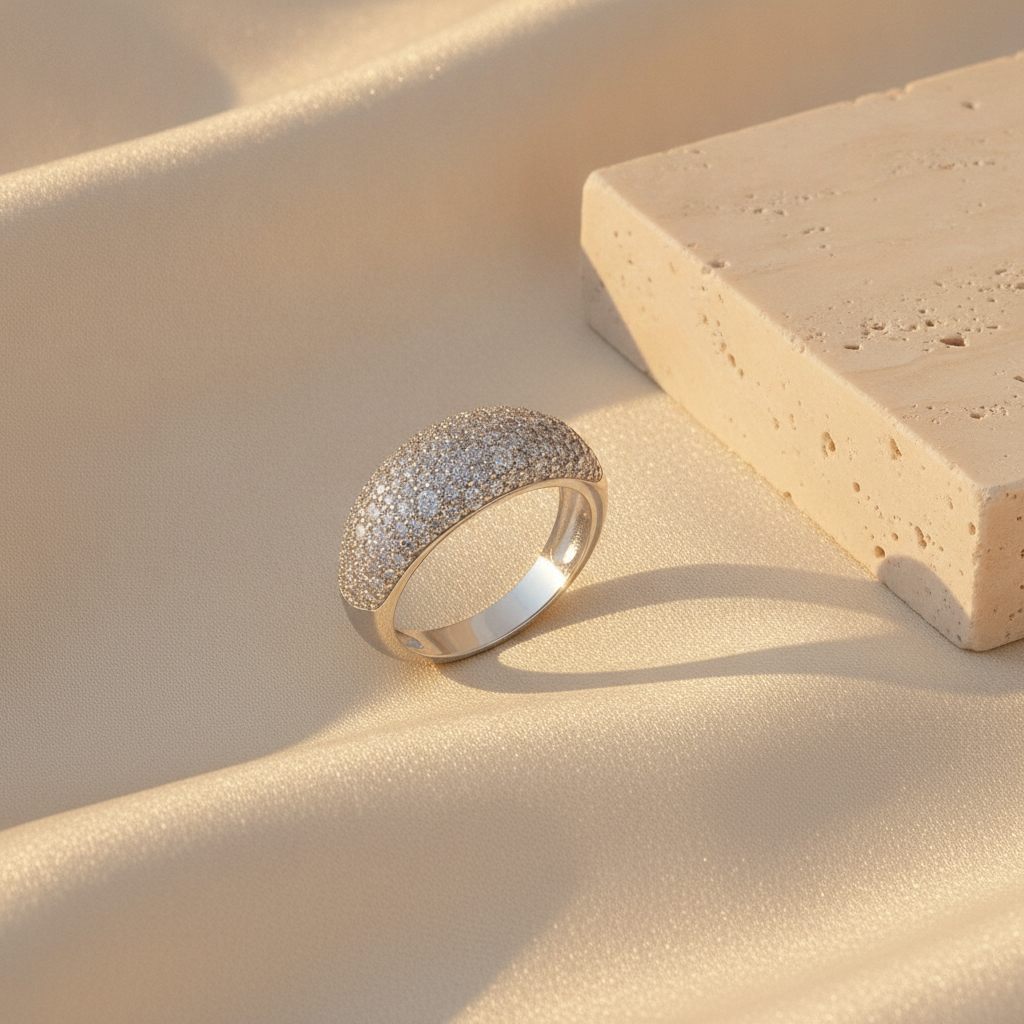 The Celestine Ring, Sterling Silver