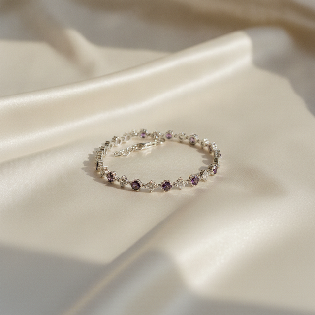 The Rhombus Zircon Bracelet