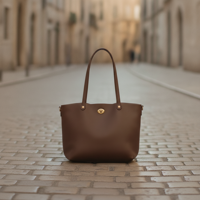 The Paloma Tote, Tree-Tanned Leather