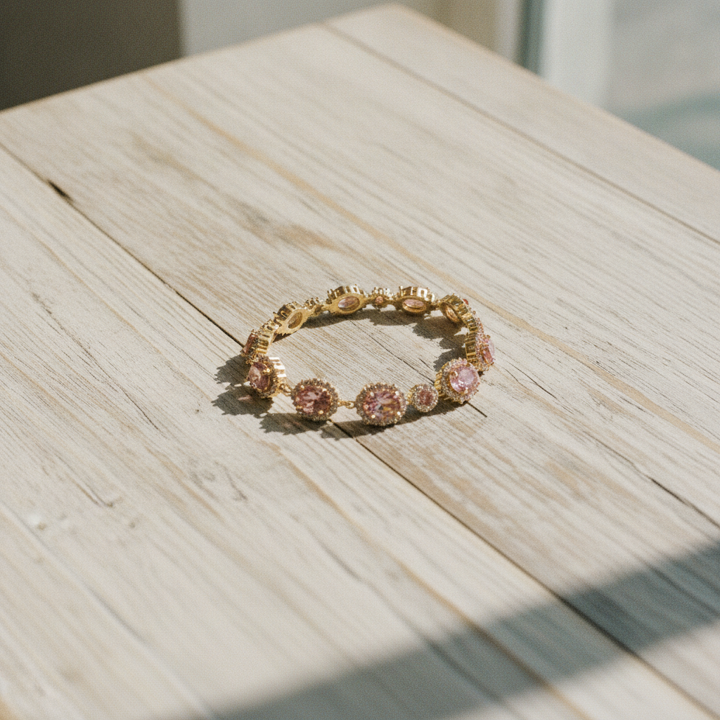 The Elara Bracelet, Colorful CZ