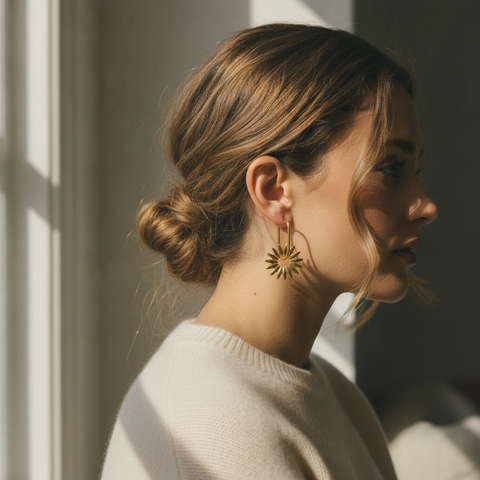The Elara Hoops, Stainless Steel