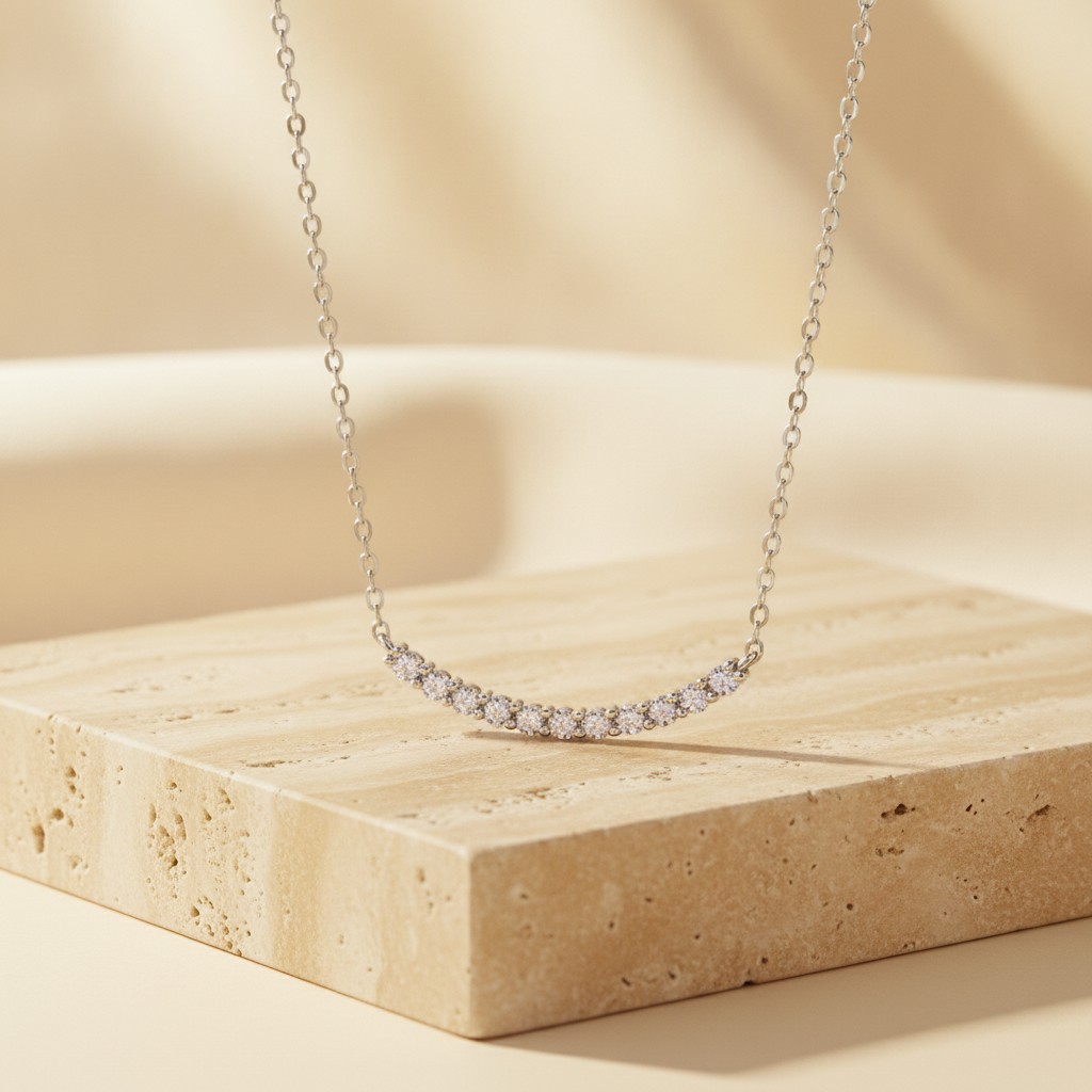 The Serine Pendant, Sterling Silver