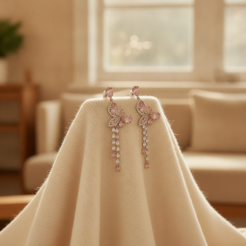 The Zircon Butterfly Studs