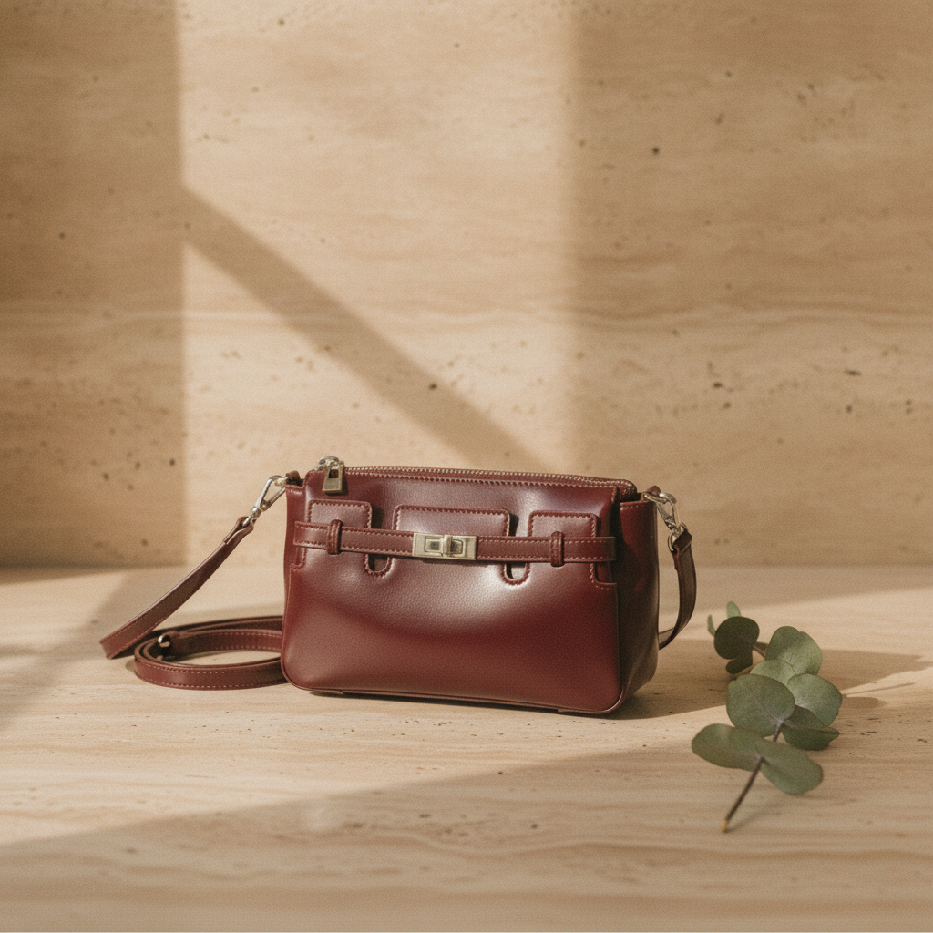 The Clariva Shoulder Bag, Oil Wax Leather