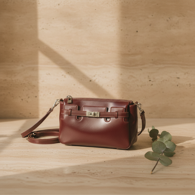 The Clariva Shoulder Bag, Oil Wax Leather