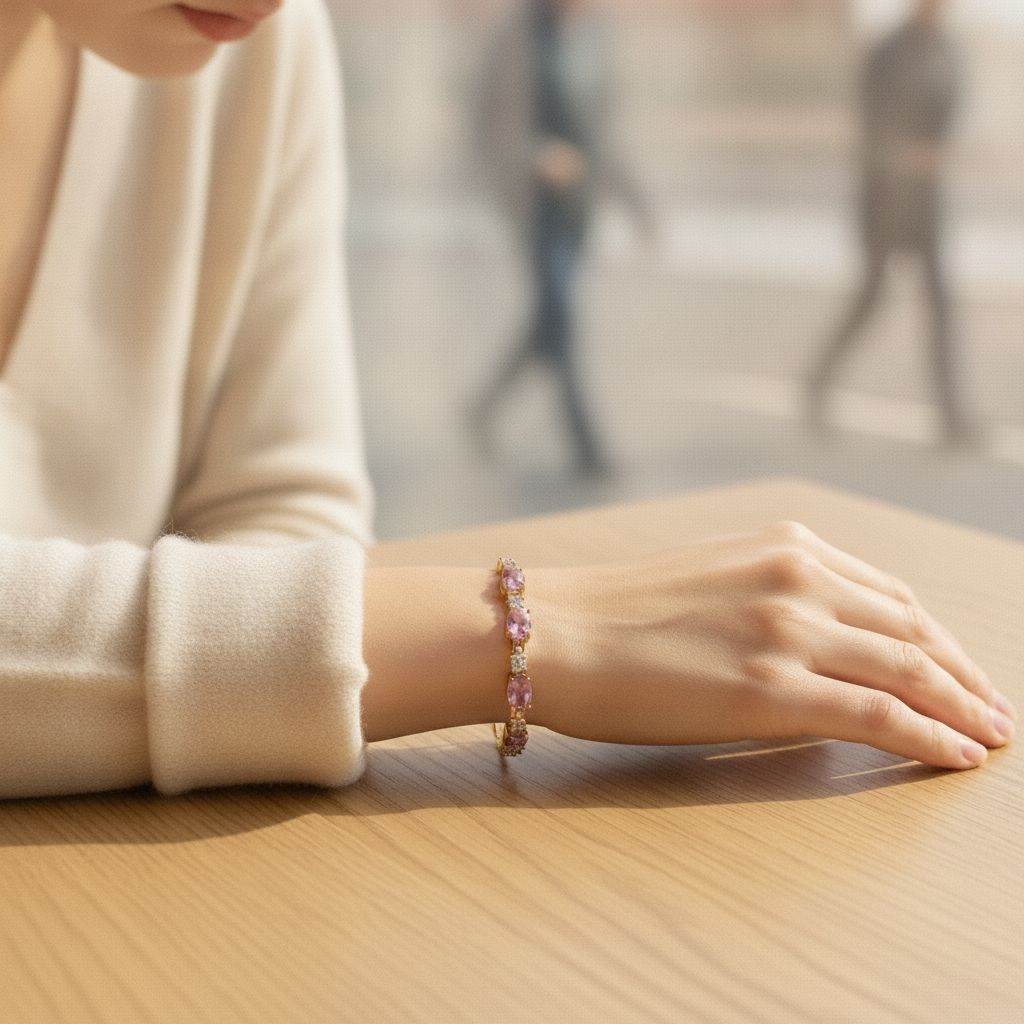 The Aura Bracelet, Colorful CZ