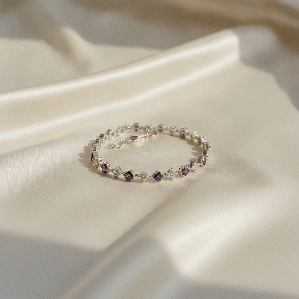 The Rhombus Zircon Bracelet