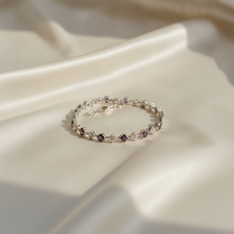 The Rhombus Zircon Bracelet