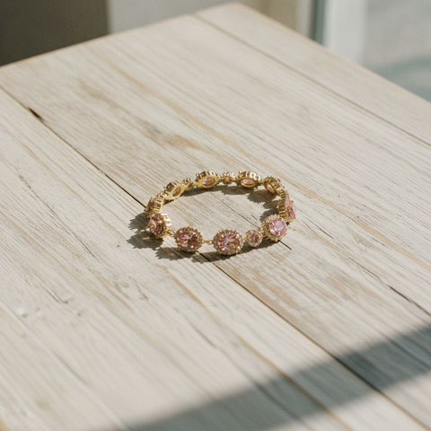 The Elara Bracelet, Colorful CZ