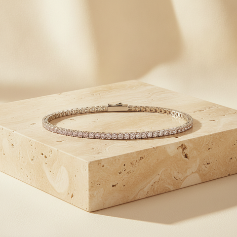 The Seraphine Tennis Bracelet, Sterling Silver