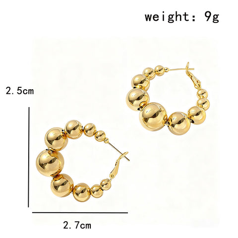 The Luna Hoops, Gold And Silver
