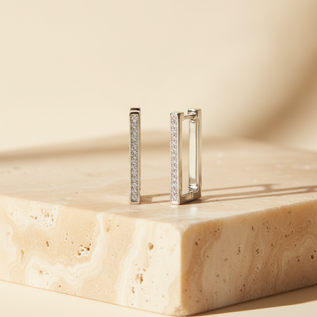 The Colette Stud Earrings, Sterling Silver