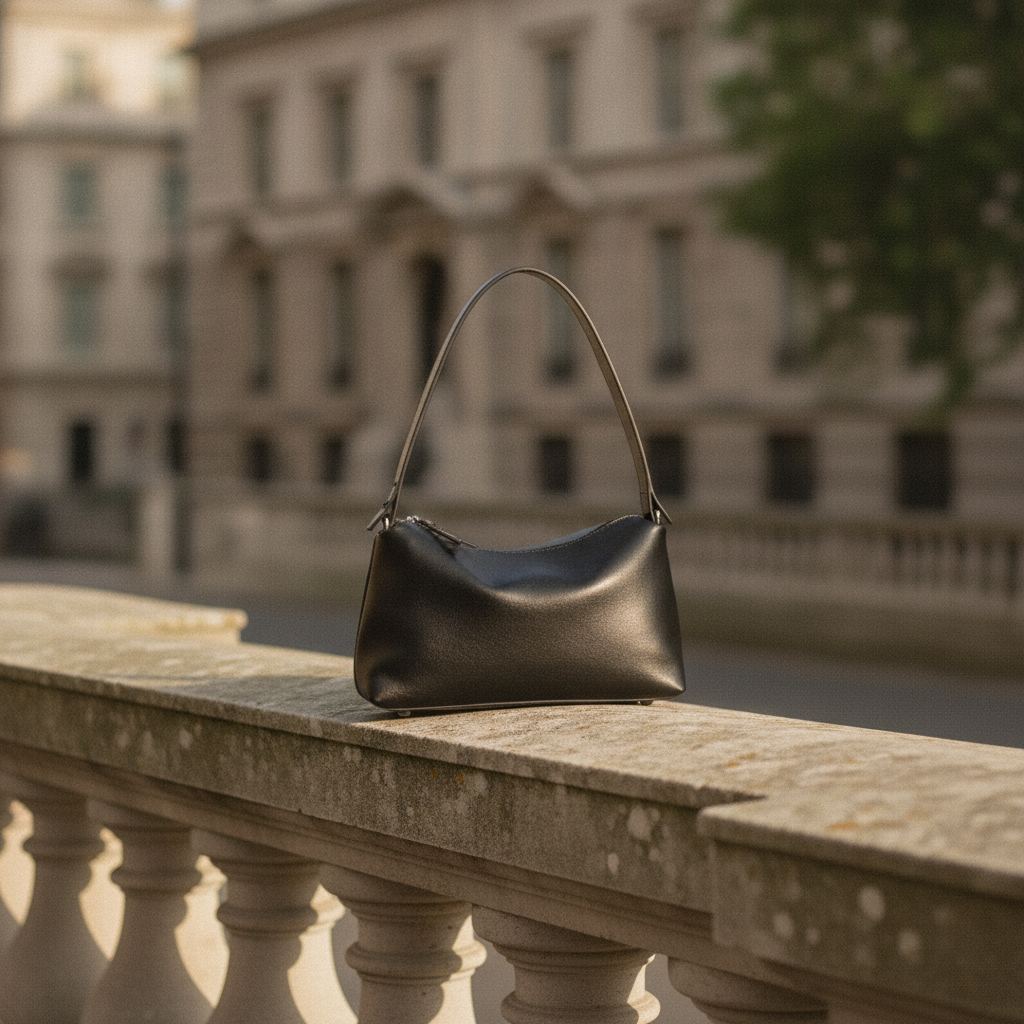 The Mira Baguette, Cowhide Leather
