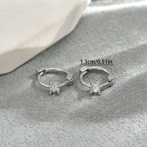 The Astrid Hoop, Cubic Zirconia