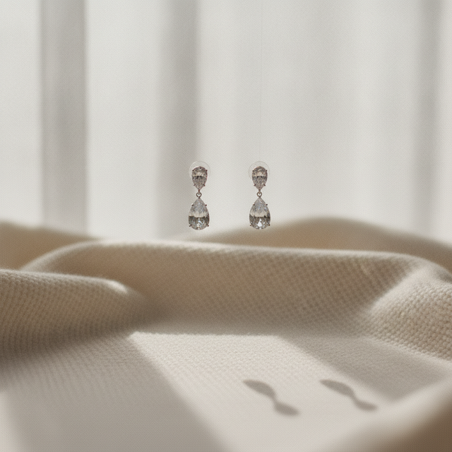 The Teardrop Studs, Zircon
