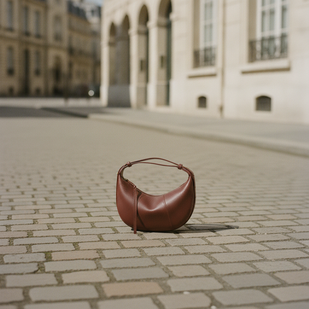 The Luna Crossbody, Natural Cowhide