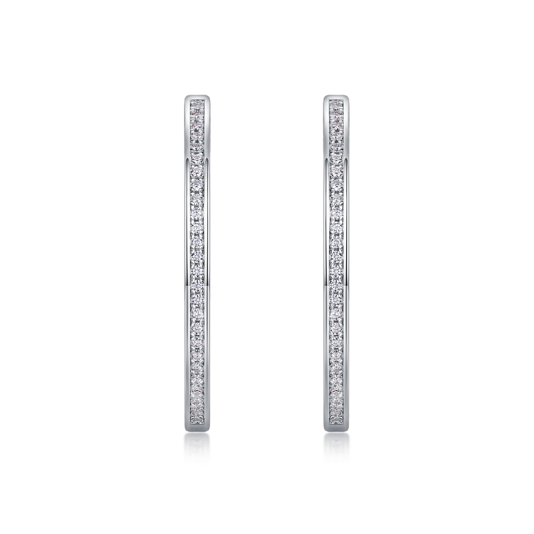 1Born Female Master Luxury Fashion Diamond Earrings Stud Inlaid With Mosan Diamond Silver Jewelry Prohibit Tk Sales